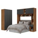 Ver imagem 3 de Guarda Roupa Modulado Lugano 8 Portas 3 Gavetas 3 Peças Yescasa