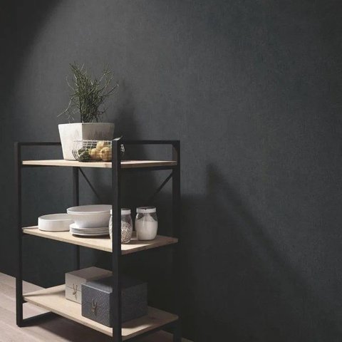 Papel de Parede Reno Textura Preto Rn10418-15