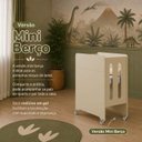 Ver imagem 4 de Berço Evolution 4 em 1 | 100% MDF para Colchão 130x70 cm | Areia /Fosco