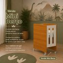 Ver imagem 4 de Berço Evolution 4 em 1 | 100% MDF para Colchão 130x70 cm | Branco Fosco| Savana