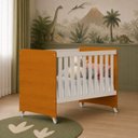 Ver imagem 1 de Berço Evolution 4 em 1 | 100% MDF para Colchão 130x70 cm | Branco Fosco| Savana