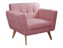 Ver imagem 2 de Poltrona Decorativa Bruna Cadeira Living Moderna Recepção Escritório - Suede Rosa