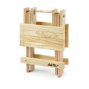 Ver imagem 4 de Kit 4 Banquetas Dobráveis de Madeira Maciça 