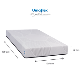 Colchão a Vacuo Umaflex Fit Firm D33 Casal 138 X 188 X 17 Cm - 2