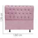 Ver imagem 3 de Cabeceira Estofada Cama Box Queen 160cm París Corino Rosa Bebe- Mabe Magazine