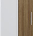 Ver imagem 3 de Guarda Roupa Canto Reto 90cm com 1 Porta Taiga Avelã/branco L01 - Mpozenato