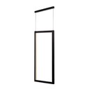 Ver imagem 3 de Lustre Pendente Newline Fit LED 757 Bivolt Preto 3000k Luz Amarela