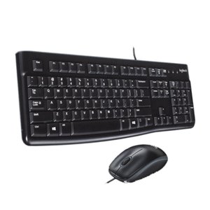 Kit Teclado e Mouse Usb Logitech Mk120 Para Empresas
