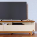 Ver mais imagens de Rack Bancada de Tv 75 Pol 200cm Celina Z10 Off/cinamomo - Mpozenato