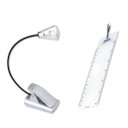 Ver imagem 1 de Kit Marcador de Página com Lente de Aumento 3x e Luminária Haste Flexível e Luz Led Carson