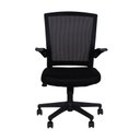 Ver imagem 2 de Cadeira Office Milao Preta Base Rodizio Giratoria