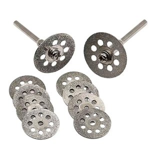 Disco de Corte Diamantado com Furo 10 Un para Micro Retífica