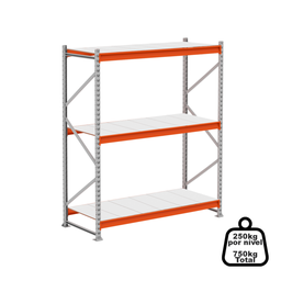 Mini Porta Pallet Inicial 250kg com 3 Longarinas 2,00 X 1,80 X 0,60 com Bandeja de Madeira - Ultra M - 2