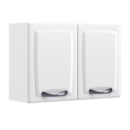 Armário de Cozinha Aéreo Itatiaia Aço 2 Portas New Premium Branco Neve - 1