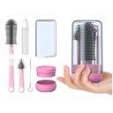 Ver imagem 4 de Kit Escova de Limpeza 4 em 1 Mamadeira Garrafa Copo Bebe Criança Limpeza Higiene Bolsa Passeio Viage