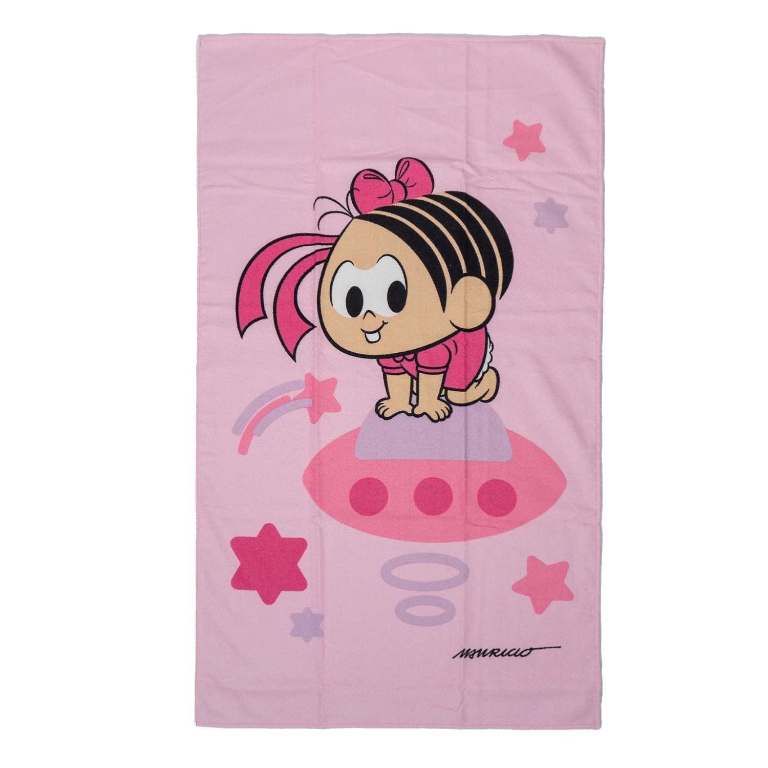 Toalha de Banho Praia Infantil 70 Cm X 1,20 M Turma da Mônica:mônica1