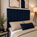 Ver imagem 1 de Cabeceira Modular Estofada para Cama de Casal Painel Decorativo Autocolante 90cm x 144cm