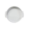 Travessa Redonda em Porcelana Assar e Servir 21x4,5cm Germer Branco - 1
