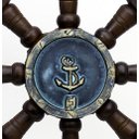 Ver imagem 2 de Timão de Barco Decorativo em Resina 50cm