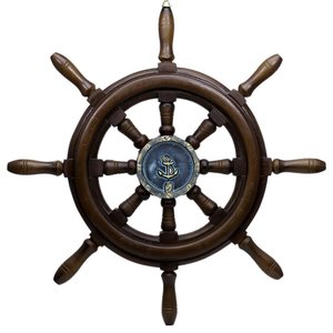 Timão de Barco Decorativo em Resina 50cm