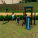Ver imagem 1 de Playground Infantil Casa da Árvore Ecoplay com Balanço Freso