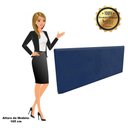 Ver imagem 3 de Cabeceira Painel Clean Box Casal 160cm Azul Marinho