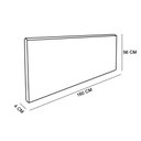 Ver imagem 2 de Cabeceira Painel Clean Box Casal 160cm Azul Marinho