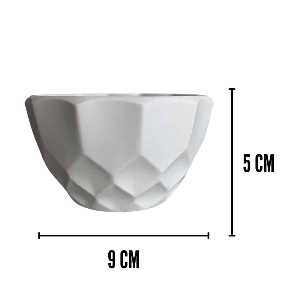 Vaso Decorativo Cachepot Geométrico Pequeno (sem Plantas) - 4