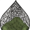 Ver mais imagens de Balanço Suspenso Ninho Gota com Suporte Mola e Mosquetão Almofada Impermeável Gourmet Área Externa:a