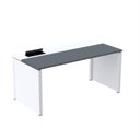 Ver imagem 1 de Plataforma Simples 140x792 PSCPP140/792/1 Pessoa 140cm Industrial Grafito e Branco Cinza