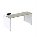 Ver imagem 1 de Plataforma Simples 140x792 PSCPP140/792/1 Pessoa 140cm Industrial Noce Naturalle e Branco Marrom/Marromle