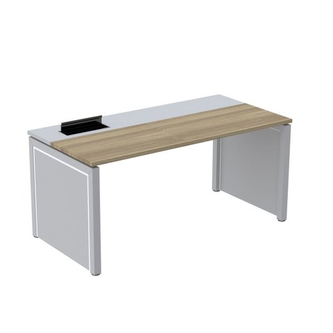 Plataforma Simples 140x792 PSCPP140/792/1 Pessoa 140cm Industrial Noce Naturalle e Cinza Marrom/Marromle