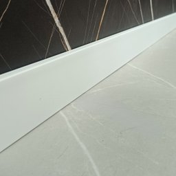 Rodape Poliestireno 07cm Liso 50007 Arquitech - Barra 2,4 Metros - 5