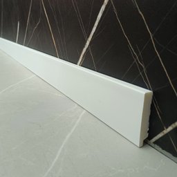 Rodape Poliestireno 07cm Liso 50007 Arquitech - Barra 2,4 Metros - 3