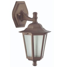 Kit 12 Arandelas Gregas Marrom Bivolt Luminárias de Parede Coloniais Jardim Pátio Dital  - 2