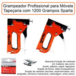 Grampeador Profissional para Móveis Tapeçaria - Sparta - 3