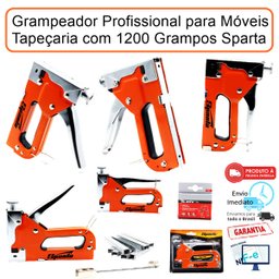 Grampeador Profissional para Móveis Tapeçaria - Sparta - 10