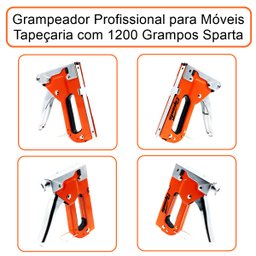 Grampeador Profissional para Móveis Tapeçaria - Sparta - 7