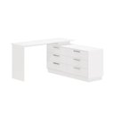 Ver imagem 2 de Escrivaninha em L com 6 Gavetas Flex Multimóveis Crrui-ESC006 Branco