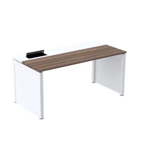 Plataforma Simples 150x792 PSCPP150/792/1 Pessoa 150cm Industrial Marrom e Branco