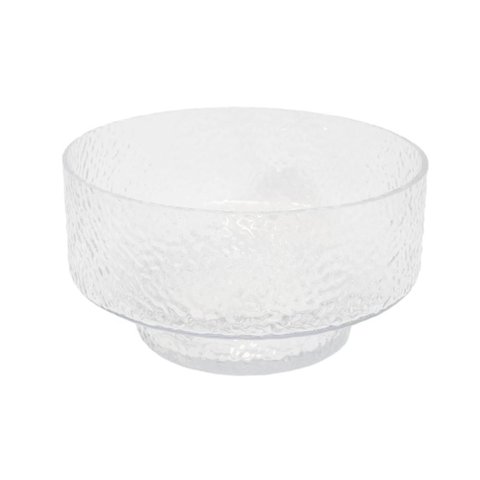 Vaso Centro de Mesa Decorativo em Vidro Incolor 15x28cm