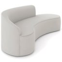 Ver imagem 6 de Sofá 4 Lugares para Sala 220cm Orgânico Wendi Veludo Cinza I01 - Mpozenato