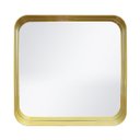 Ver imagem 1 de Espelho Decorativo Urban Dourado 50x50cm Quadrado Cantos