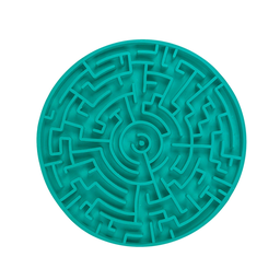 Tapete de Lamber Labirinto Pet Games com 37 ventosas para cães e gatos - P - Verde - 1