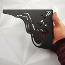 Ver imagem 6 de Mão Francesa Ornamentada Música Saxofone 20cm Preta Aço Zarg