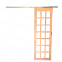 Ver imagem 1 de Porta Quadriculada de Correr 210x60 com Kit Aluminio