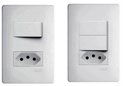 Ver imagem 1 de Conjunto Habitat 1 Interruptor Tomada 10a 250v Branco Fame