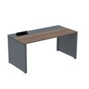 Ver imagem 1 de Plataforma Simples 150x792 PSCPP150/792/1 Pessoa 150cm Industrial Walnut e Grafito Marrom