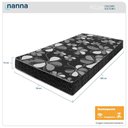 Ver imagem 2 de Colchão Solteiro Florencia Espuma D28 Liso 78x188x14cm