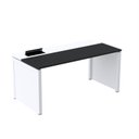 Ver imagem 1 de Plataforma Simples 160x792 PSCPP160/792/1 Pessoa 160cm Industrial Preto e Branco